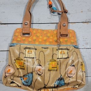 Fossil birdcage purse